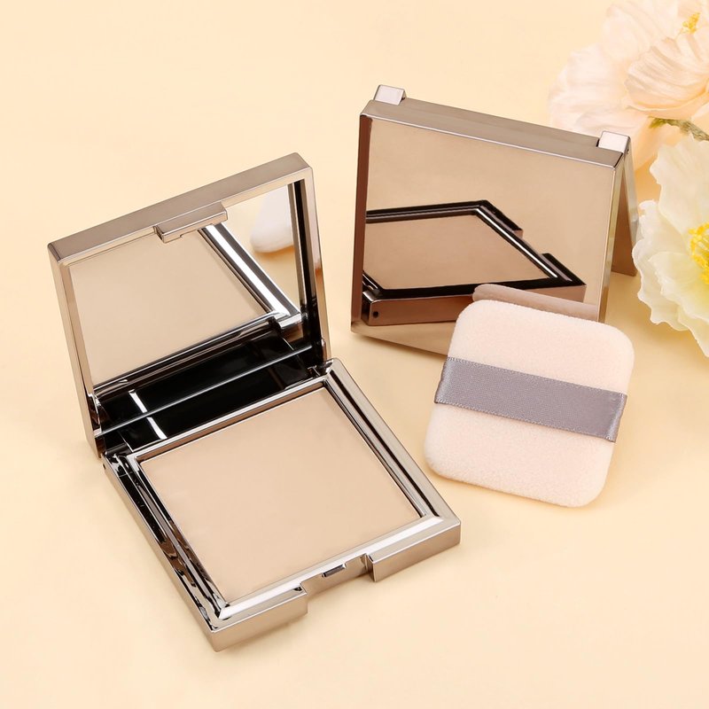 Boobeen Matte Face Finishing Powder, Smooth Setting Pressed Powder Makeup Oil Control Lightweight Long Lasting Makeup Setting Foundation Compact Powder, Soft Focus Effect Translucent Finish
