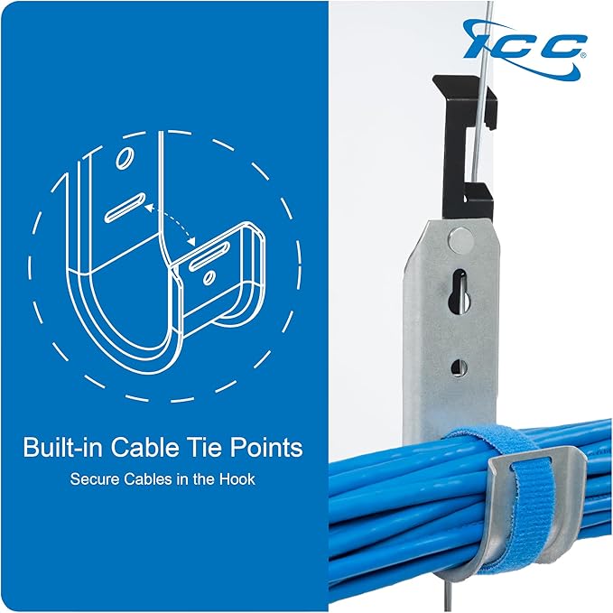 ICC J-Hook in 25 Pack (Batwing, 3/4 in)
