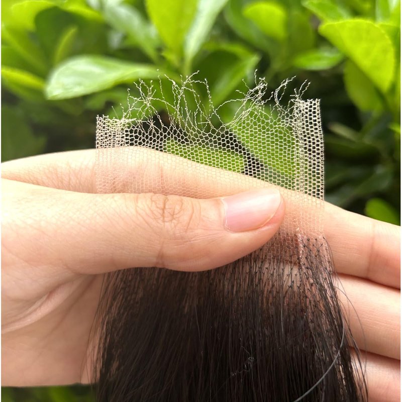 Mnador 2x6 Skinlike Real HD Lace Closure Deep Parting Straight Human Hair, 0.095mm Ultra-thin HD Lace, Tiny Knots, Brazilian Virgin Hair Closure, Pre-plucked with Natural Hairline, 12inch