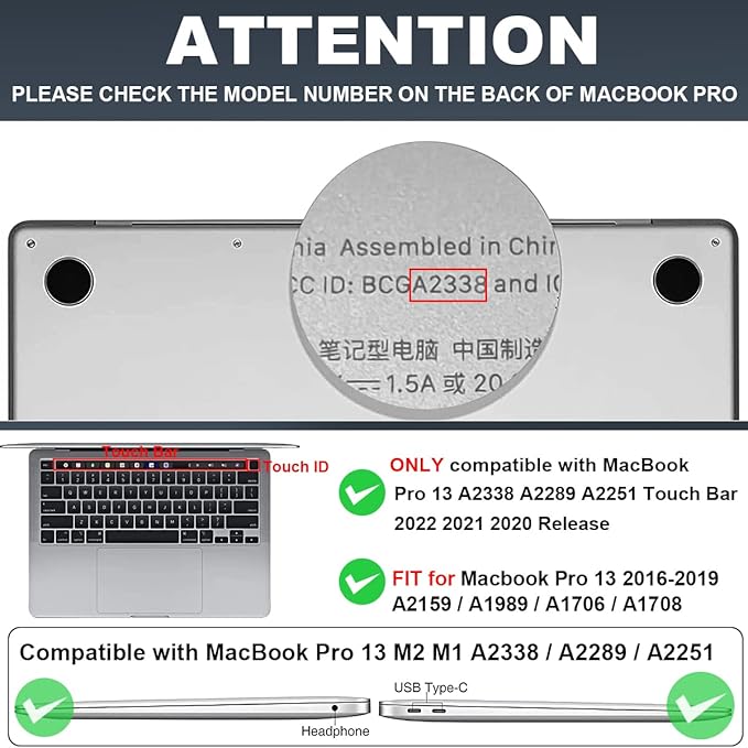 LCMOCICO for MacBook Pro 13 inch Case 2022 2021 2020-2016 Release M2 M1 Chip A2338 A2251 A2289 A2159 A1989 A1706, Shiny Pattern Plastic Hard Shell Case Keyboard Cover Screen Film, Starry Sky Flowers