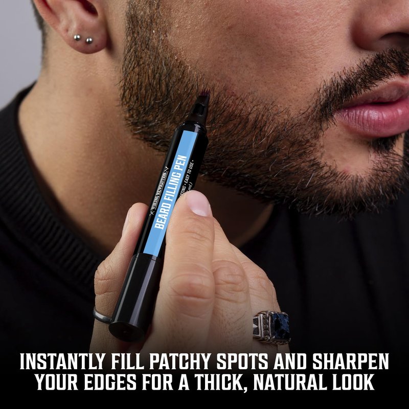 Viking Revolution Ultimate Beard Care Collection - Gifts for Men Includes Oil, Balm, Brush, Comb and Pen - Beard Kit for Men with Sandalwood, Spiced Vanilla, Coffee Whiskey, Sweet Tobacco