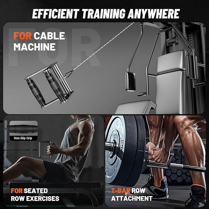 JOTUPLUN Cable Machine Attachment for Home Gym, Tricep Press LAT Pull Down Attachment, Cable Machine Accessories, Tricep Press Down Cable Attachment for Weight Fitness Multiple Options