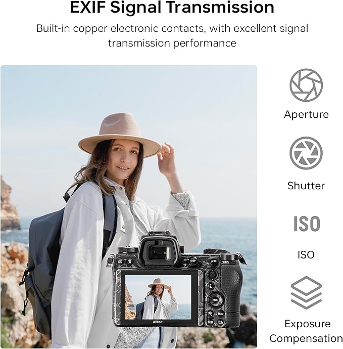 VILTROX E-Z Lens Adapter Auto Focus Adapter Compatible with Sony E-Mount Lens to Mirrorless Nikon Z-Mount Cameras Z5 Z50 Z6 Z6II Z7 Z7II Zfc