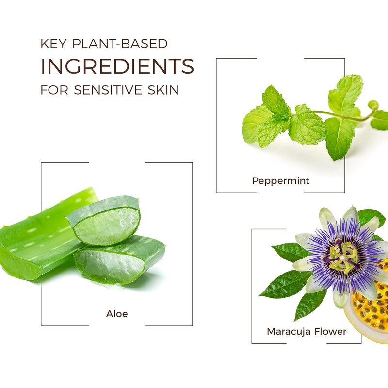 BABO Botanicals Citrus Mint & Passion Fruit Conditioner - Purifying Shea Butter & Green Tea | For All Ages
