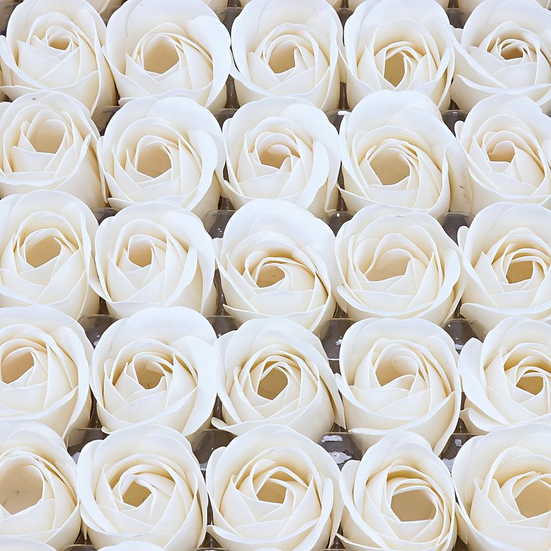 81PCS Soap Rose Flower - Flora Scented Soap Rose Flower - Plant Essential Oil Soap, for Anniversary/Birthday/Wedding/Valentine’s Day/Mother’s Day