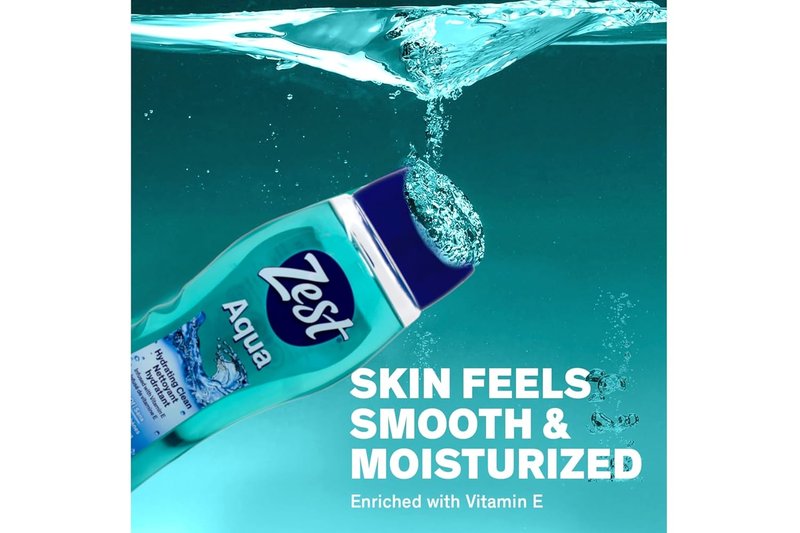 Aqua Body Wash with Vitamin E - Hydrating 18 Ounce | Pack of 3