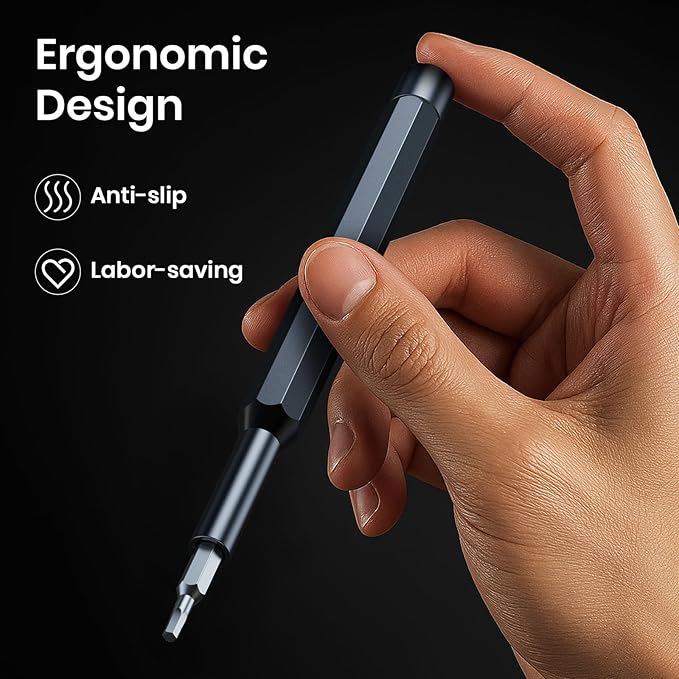 38-in-1 Precision Screwdriver Set, Mini Professional Tiny Repair Tool Kit for Phone, Computer, Watch, Laptop, PS5, Xbox,Switch,Macbook, Ring Doorbell, Eyeglass, Electronic, Gifts Gadgets for Men