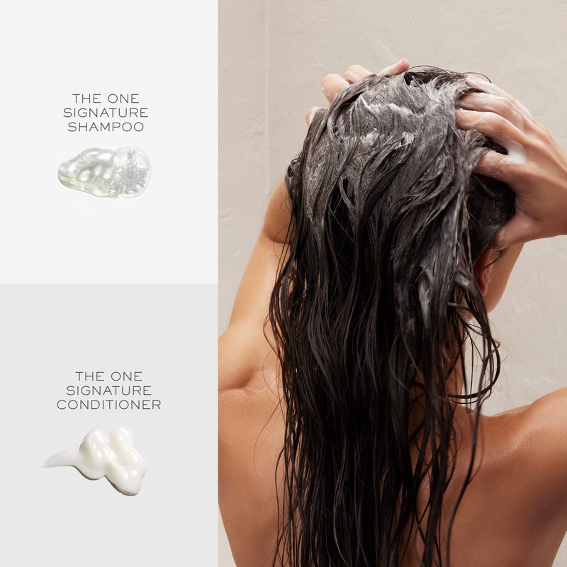 Kristin Ess Signature Shampoo and Conditioner Set with Pumps | Daily Sulfate Free, Color Safe, Hydrating, Moisturizes, Adds Softness & Shine - Pear Fragrance, 33.8 fl oz each 2-pack