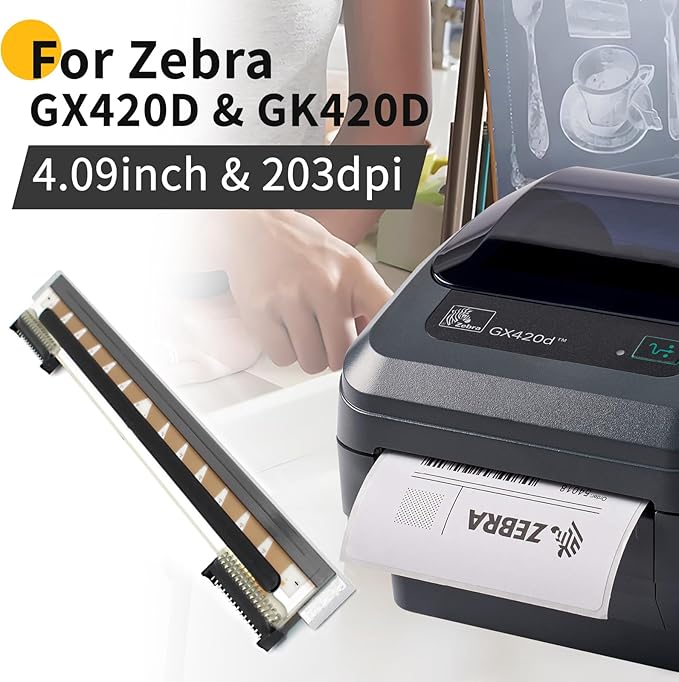 105934-037 New Printhead for Zebra GX420D GK420D ZP450 ZP550 ZP505 ZP500 Thermal Desktop Printer 203dpi