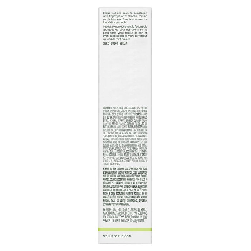 Well People Bio Brightener Priming Serum, Nourishing Primer For Long-Lasting Makeup & A Healthy Glow, Brightens & Soothes Skin, Vegan & Cruelty-free