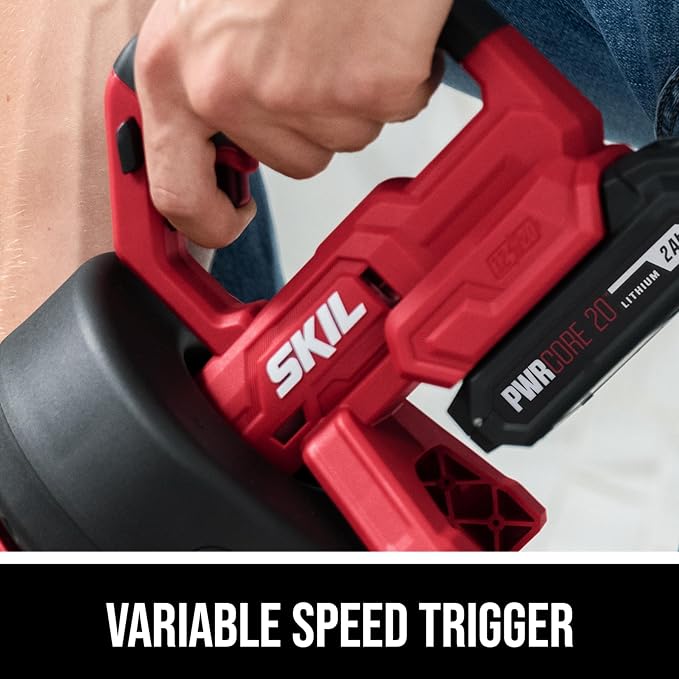 SKIL PWR CORE 12/20V Cordless Power Snake Drain Cleaner Kit, Includes 12V 2.0Ah Lithium Battery & 20V Charger - AU0225D-11