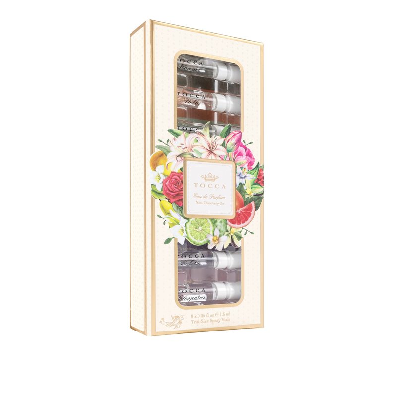 Tocca Eau de Parfum Mini Discovery Set - 8 Trial Size Women's Perfumes (1.5ml each), Discover Your Favorite Perfume
