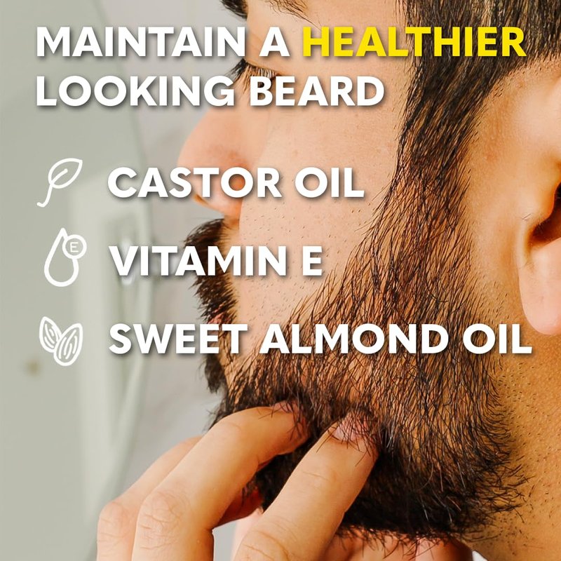 The Beard Club Premium Beard Kit for Men - Grooming & Care Kit - Cedar & Sandalwood Oil, Sandalwood Balm, Shampoo, Brush, Comb, Trimming Scissors, Straight Edge Razor - Gift Set