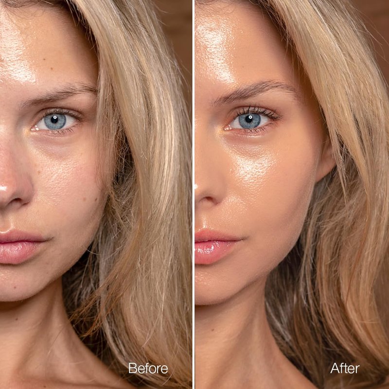 Palladio Skin Tint with Aloe, Niacinamide and Hyaluronic Acid, Sheer to Medium Coverage, Glowy Finish, Brightening and Blurring Lightweight Foundation Makeup (Dark Caramel)