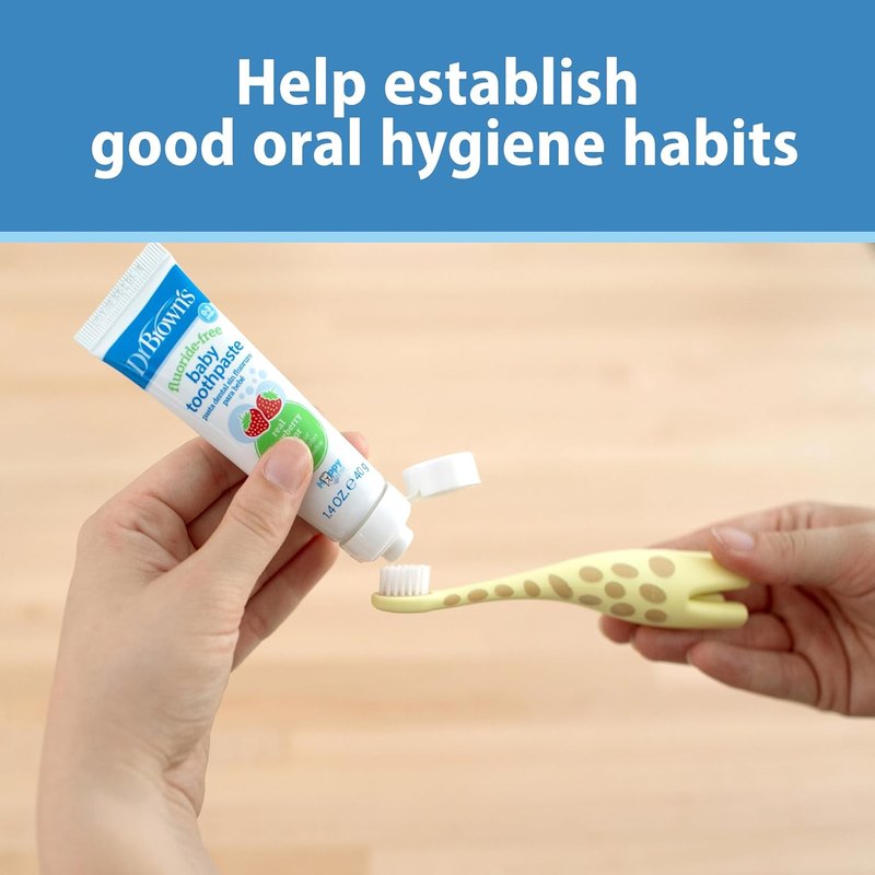 Dr. Brown's Infant-to-Toddler Toothbrush Set - 4-Pack Variety for All Ages