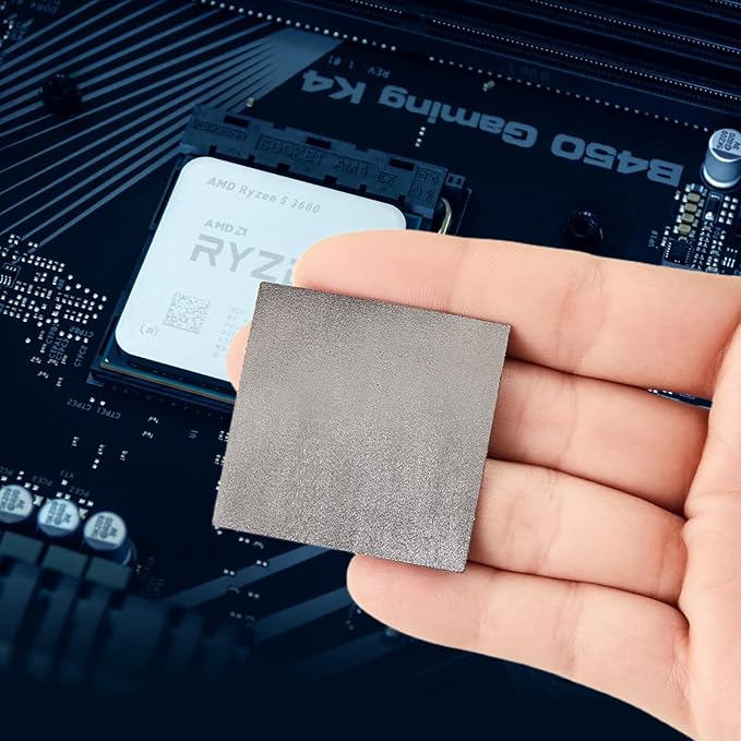 Leadercarbon Thermal Pad,68 * 51 * 0.2mm,Graphene Thermal Pads for GPU/CPU/XBOX/PS5/ Electronics - Highly Efficient, Compressible (68 * 51mm)