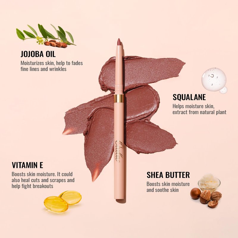 Oulac Blue Eyeliner Pencil, Waterproof Retractable Eye Liner Pen, Smooth and Creamy Eye Makeup for Precision Application Vegan & Cruelty-Free, 10 Free Spirit