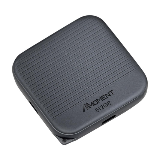 MMOMENT 512GB Magnetic External Portable SSD – 950MB/s Read – for ProRes 4K – Phone SSD Compatible with MagSafe, USB-C, USB-A, iPhone 15/16, Mac, PC (MU P100)