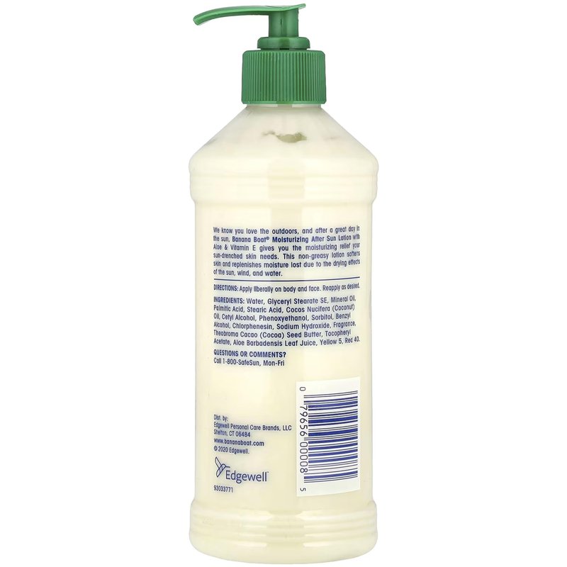 Banana Boat Aloe After Sun Lotion - 16 oz, Pack of 4