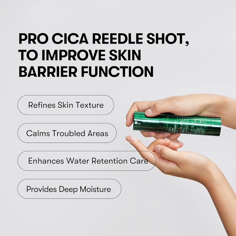 Pro Cica Reedle Shot Serum - Centella Asiatica & Microneedling Formula | Korean Skin Booster, 1.69 fl oz (50ml)