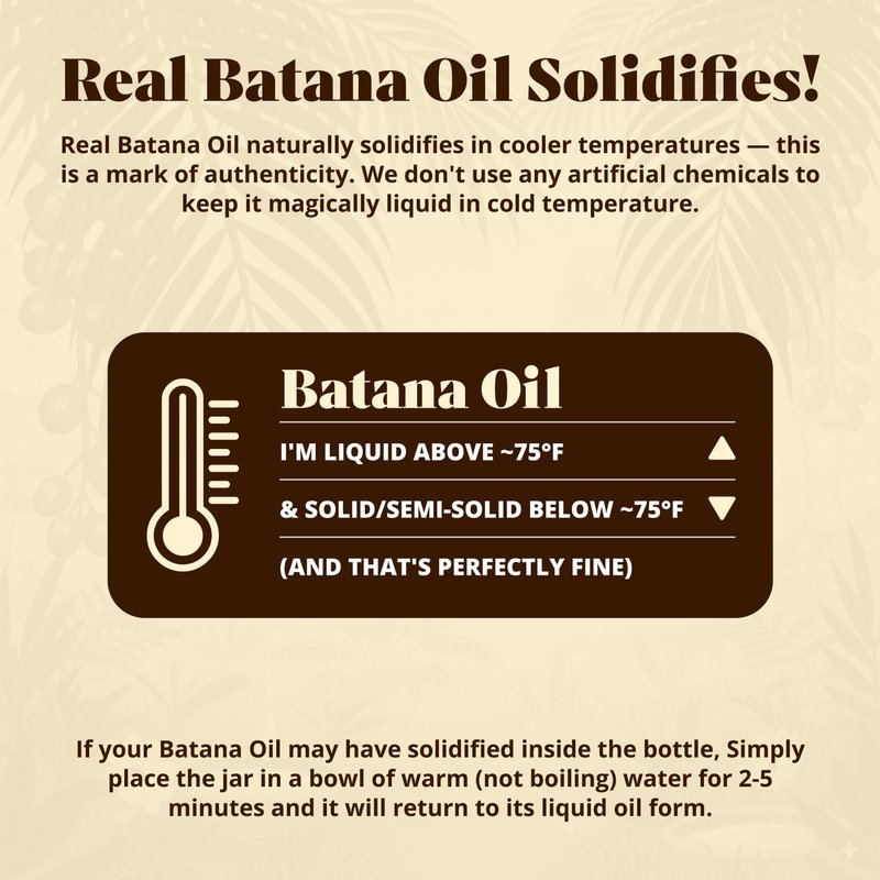 Vital Strands Batana Oil for Hair Growth – 100% Pure & Organic Botana Oil from Honduras – Strengthens, Thickens & Restores Natural Hair – Cold Pressed Raw Scalp & Hair Treatment for Men & Women – 60ml
