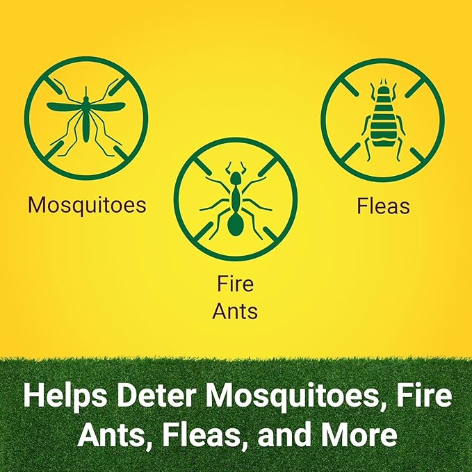 NatureShield Insect and Pest Repellent, Outdoor Bug Repellent for Patio and Lawn, Use with Irrigation Feeder System, Pump or Hose End Sprayer, 64 Fl Oz, 2 Pack