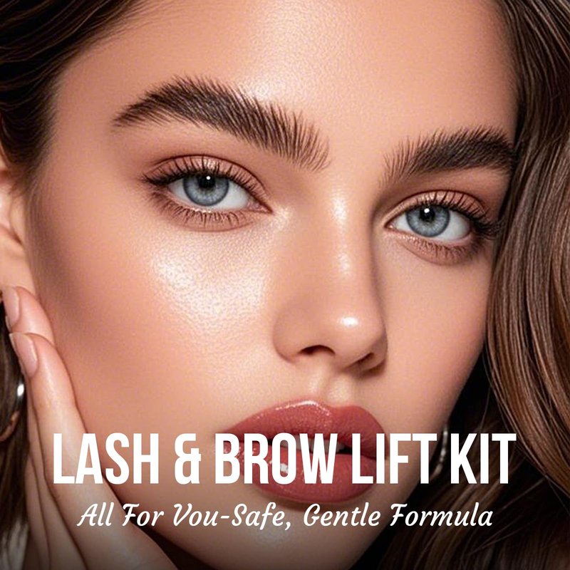 PERMANIA Eyelash Lift Kit, Brow Lamination Kit for Tube Design Easy to Apply for Natural Results Instant Lifting & Curling at Home or Professional Use