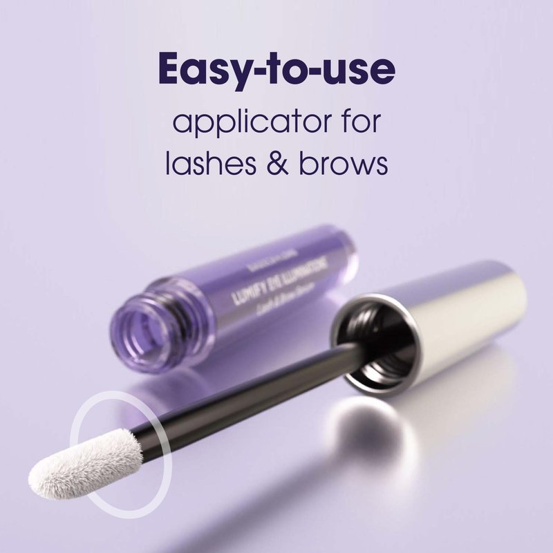 LUMIFY Eye Illuminations Lash & Brow Serum, Promotes Thicker, Fuller-Looking Lashes & Brows with Biotin, Peptides & Hyaluronic Acid to Nourish, Soften & Condition, 0.12 Fl Oz (3.8 mL)