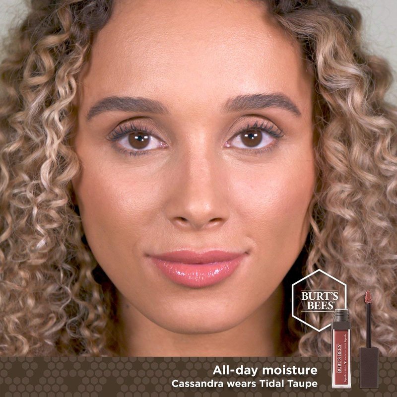 Burts Bees Tidal Taupe Liquid Lipstick, 0.21 OZ