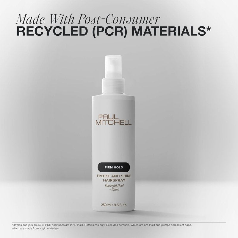 Paul Mitchell Freeze and Shine Hairspray - Maximum Hold for Coarse Hair | Shiny Finish