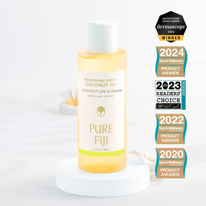 PURE FIJI Nourishing Exotic Coconut Body Oil, Coconut (7.7 fl oz/230ml)