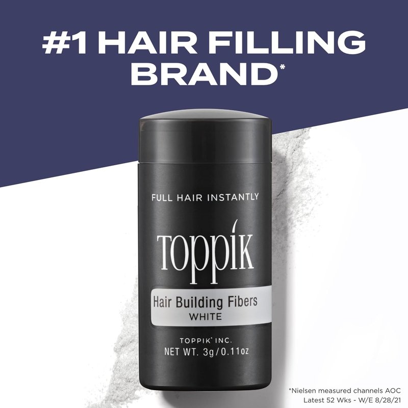Toppik Hair Building Fibers - Instantly Thicker & Fuller Hair for Fine or Thinning Hair | 9 Shades Available, 4 Sizes