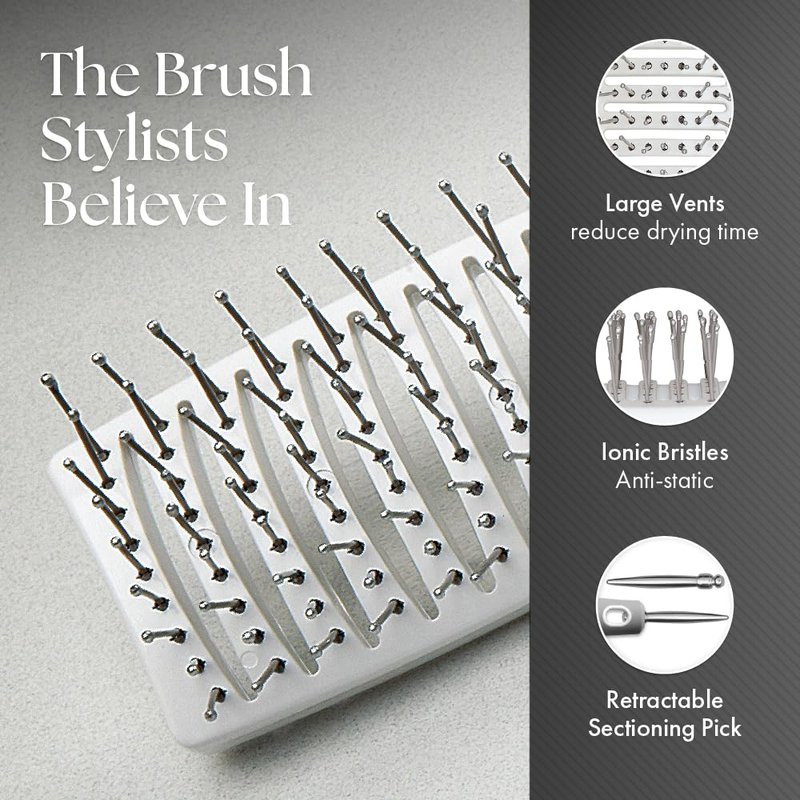 Olivia Garden Ceramic and Ion Turbo Vent Pro Hair Brush CITVPRO-SPR (Shaper)