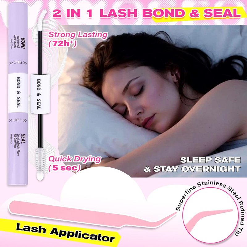 Flora Lash Clusters Kit - Wispy D Curly Eyelash Extensions for DIY | Natural Individual Lashes (10-14MM)
