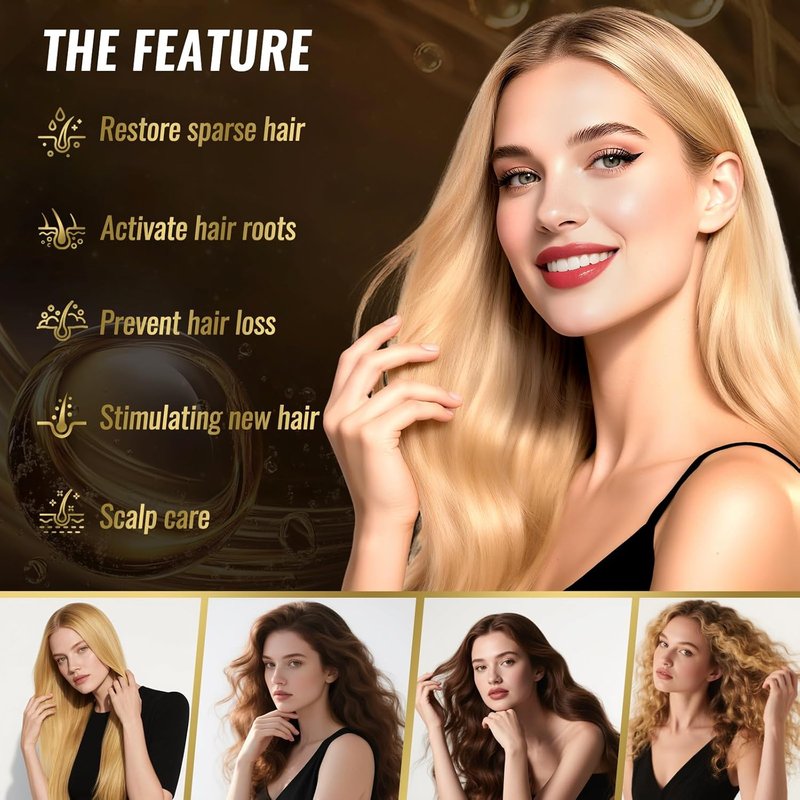 Minoxidil Spray for Hair Growth - Extra Strength 5% Formula with Biotin & Castor Oil | 4-Month Supply (4 Pack, 8.12 oz)