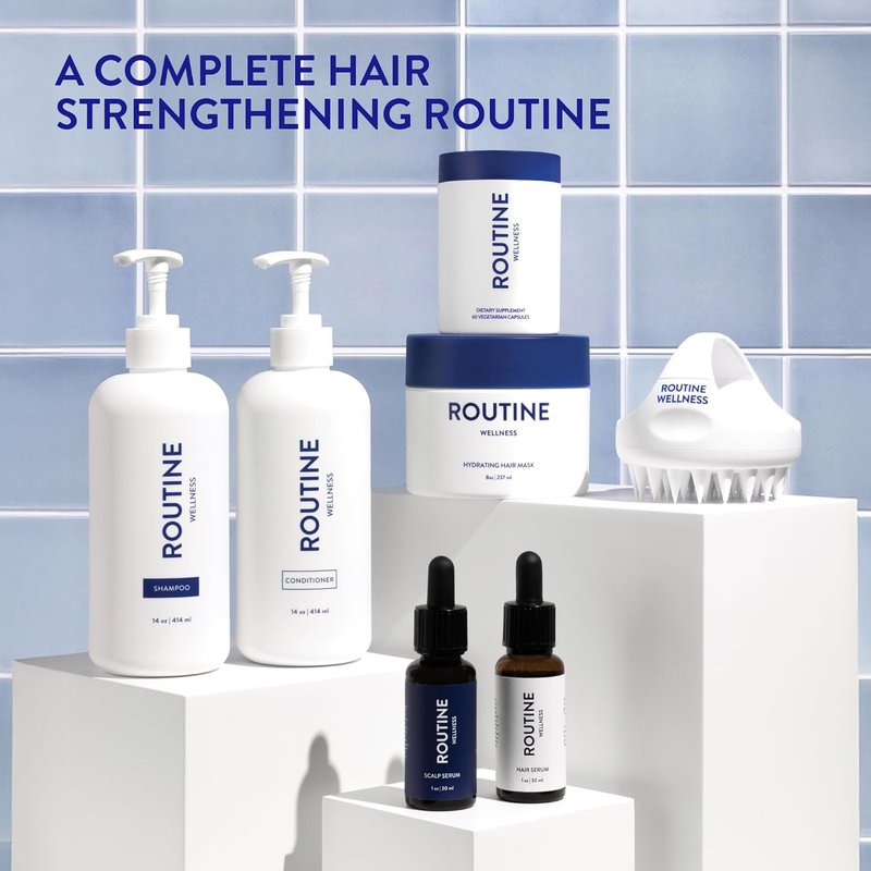 Anti-Thinning Volumizing Shampoo - Biotin & DHT Blockers for Thinning Hair | 14 oz Rose Hips