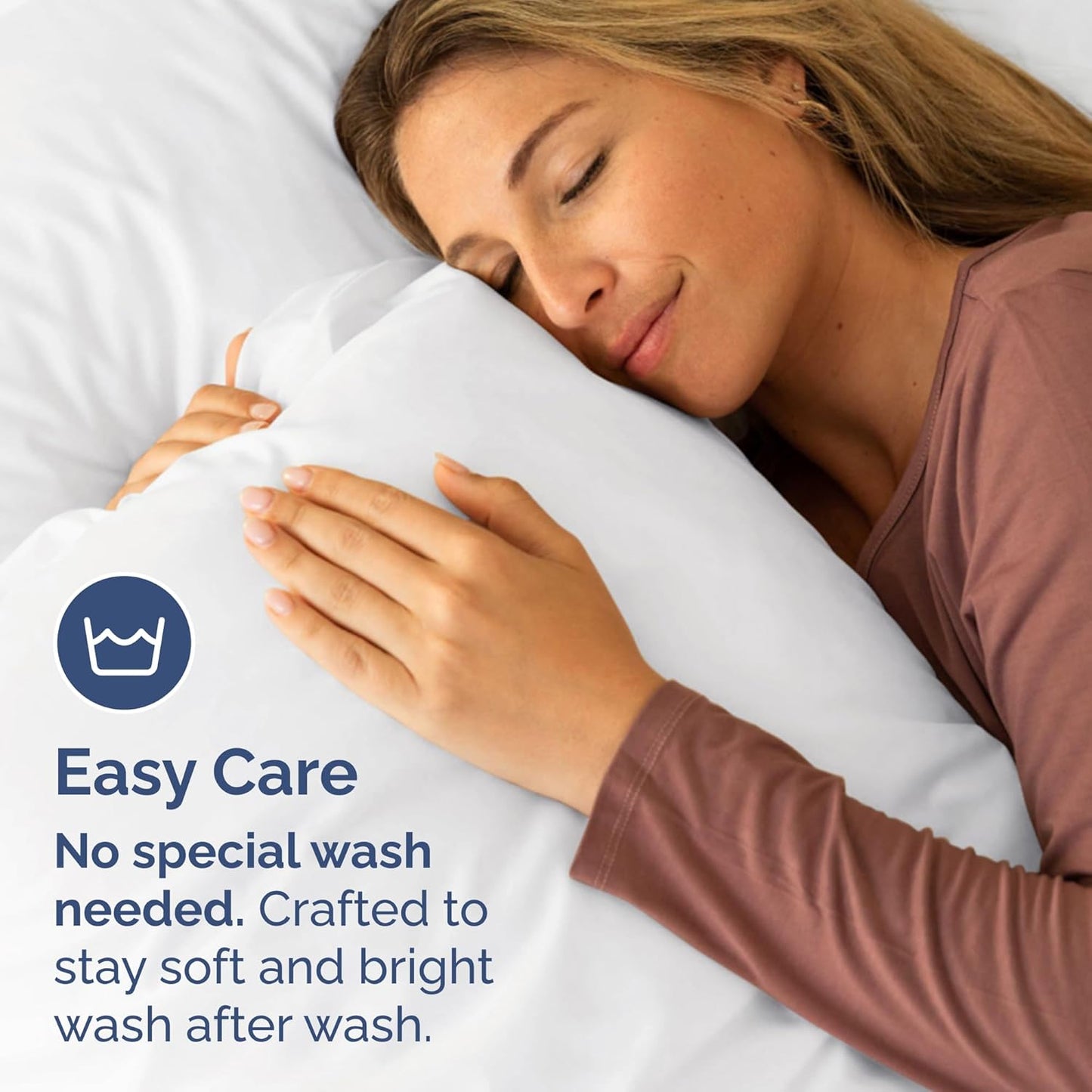 Queen Pillow Cases by [Brand Name] - Ultra Soft Hotel Quality Covers | Wrinkle-Free, Stain-Resistant - 2 Piece Set - White