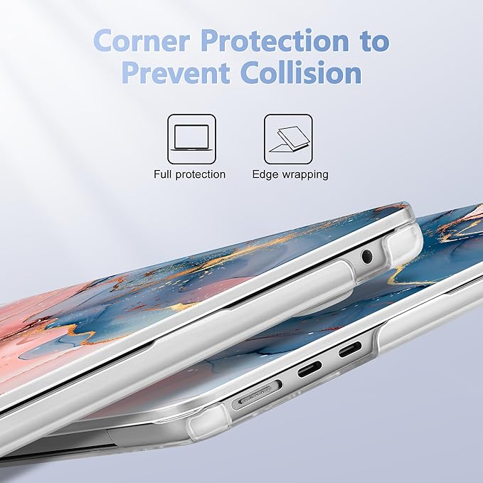 Lepeoac Case for 2026/2025/2024/2023 MacBook Air 15-inch Laptop Release M5 A3448 /M4 A3241 /M3 A3114 /M2 A2941, Stylish Protective Hard Shell Cover for MacBook Air 15.3 inch, Abstract Art P492