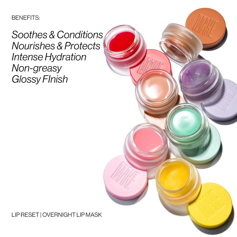 Lip Reset Overnight Mask - Nourishing Hydrating Treatment for Dry Flaky Lips | Lunar Lemonade Flavor