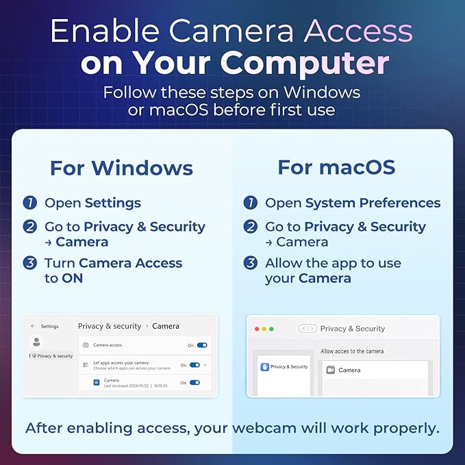 PixelForge 2K Webcam for PC with Microphone & Light & Privacy Cover, Web Camera for Desktop Computer/Laptop/Monitor/Mac, USB Streaming Camera for Zoom/Skype/Teams/Video Calling/Studying and Conference