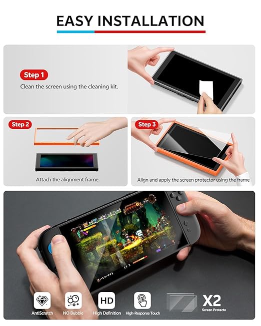 Accessories Bundle for Nintendo Switch 2, 16-in-1: Carrying Case, 2 Screen Protectors, Steering Wheel, Grip for Joycon Controller, Dockable Console Protective Cover Shell, etc. 2025 Switch2 Game Kit