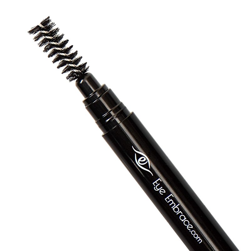 Eyebrow Pencils 4-Pack Bundle - Light & Medium Gray, Waterproof Double-Ended with Spoolie Brush