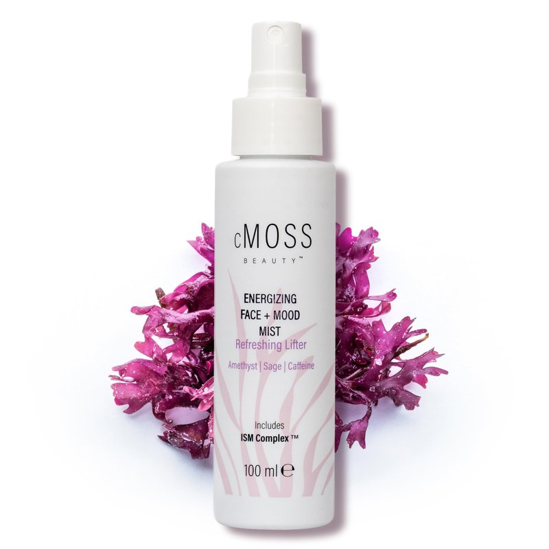 cMOSS BEAUTY Anti-Aging Glass Skin Face Mist – Instant Lift, Glow & Tighten | Sea Moss + Hyaluronic Acid Caffeine & Amethyst – Mood Boost, Oil-Free All Skin Types