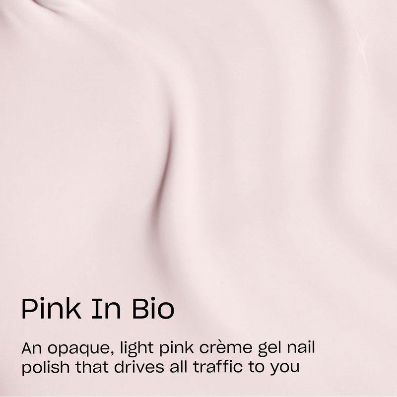 OPI GelColor Pink in Bio | Opaque Soft Muted Blush Pink Crème LED Cure Gel Nail Polish | Salon-Quality Shine, Long-Lasting Wear | 0.5 Fl Oz