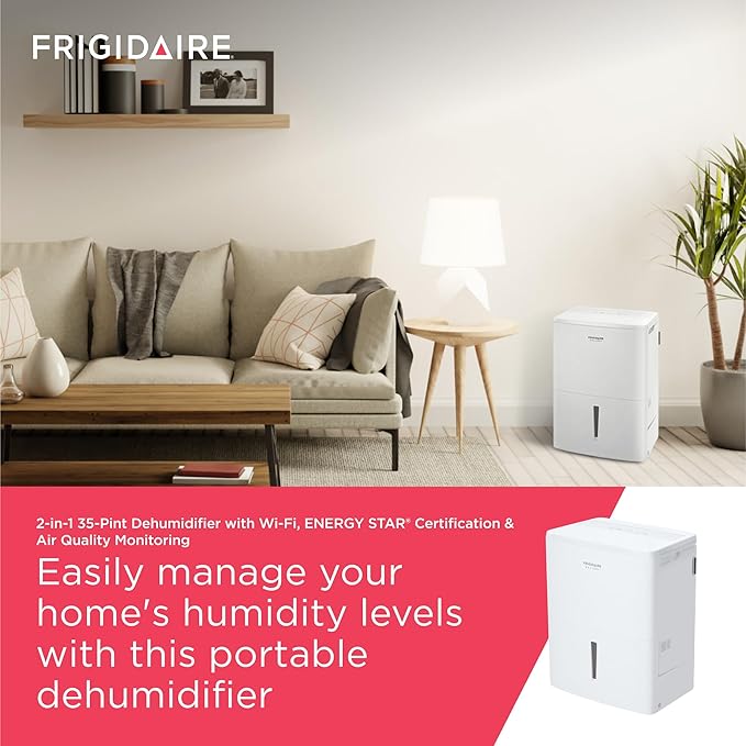 Frigidaire Gallery Connected 35 Pint Dehumidifier