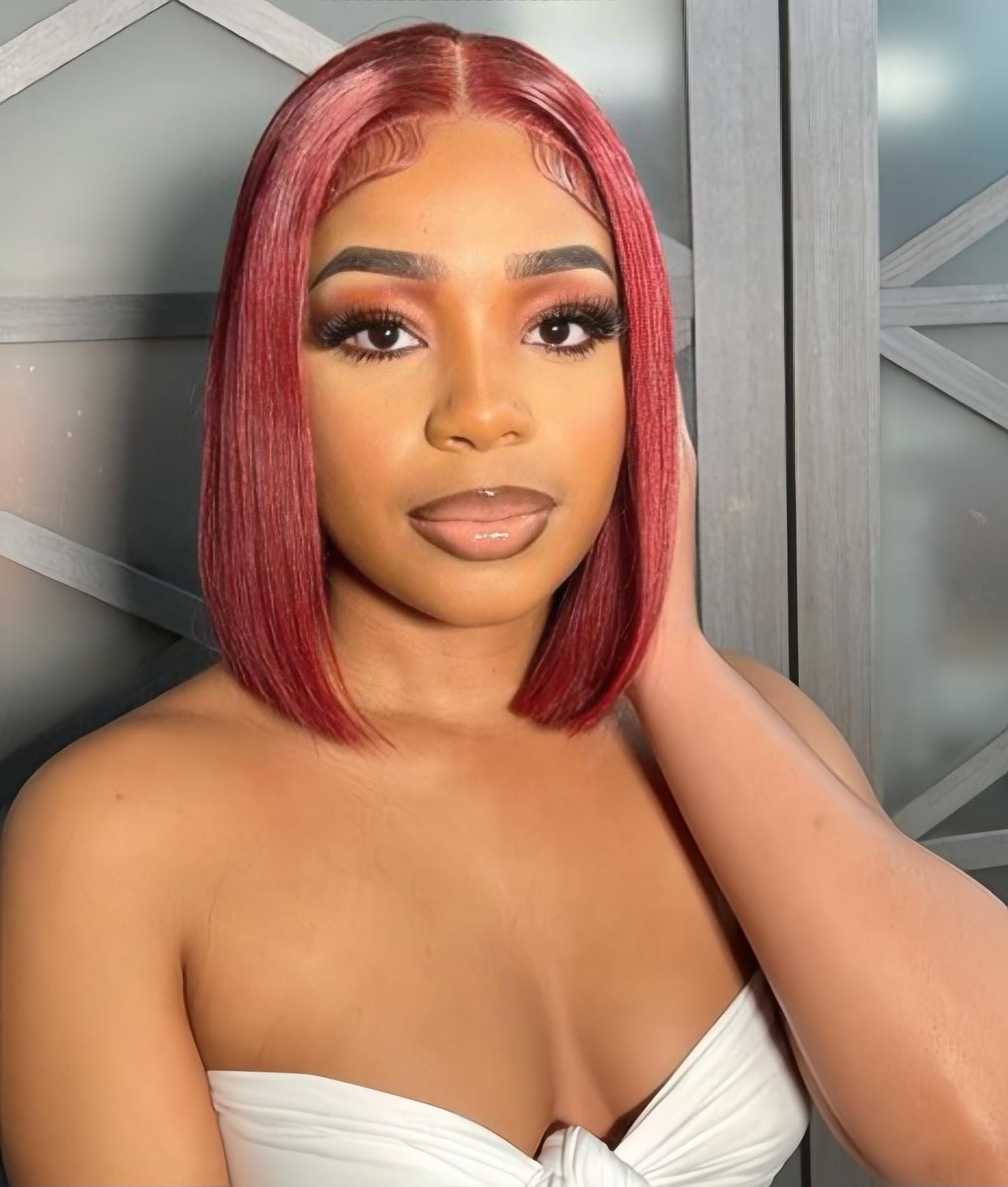 aibasi short Bob wig human hair 13x4 HD Lace Front Bob Wig Human Hair Comfortable Breathable Natural Short Style, Fluffy & Face-Slimming Heat-Stylable & Easy Care 200% Density