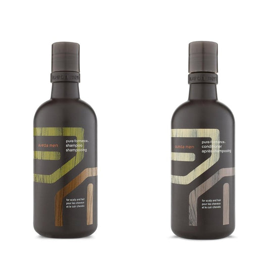 Aveda Men Pure-Formance Shampoo & Conditioner Duo - Lightweight Hair Care for Men | Cleanses & Refreshes Hair & Scalp
