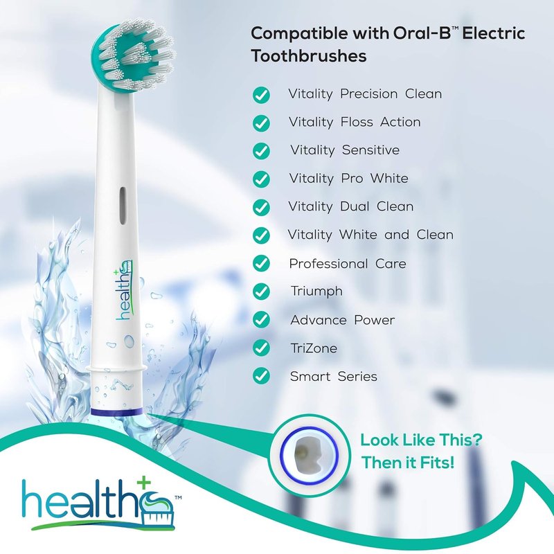 Oral-B Electric Toothbrush Replacement Heads - 8-Pack Ortho & Power Tip Bristles for Braces | Interproximal Cleaning