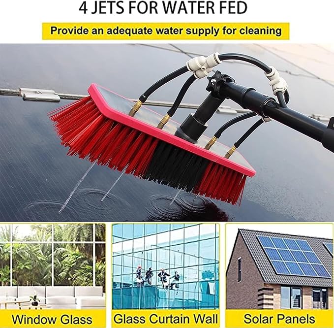 12-36 Foot Window Cleaning Water Fed Poles,Window Cleaning Water Fed Poles Roof Cleaning Tools,Cleaning Tool for Window Glass, Solar Panel,3.6m/12FT