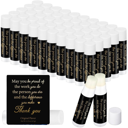 50 Pack Fathers Day Dad Gifts Bulk, Lip Balm Small Bulk Gifts for Men Adults Dad Husband, Party Favors Prizes Moisturizing Lip Gloss for Coworker Employee Staff Men(Be Proud)